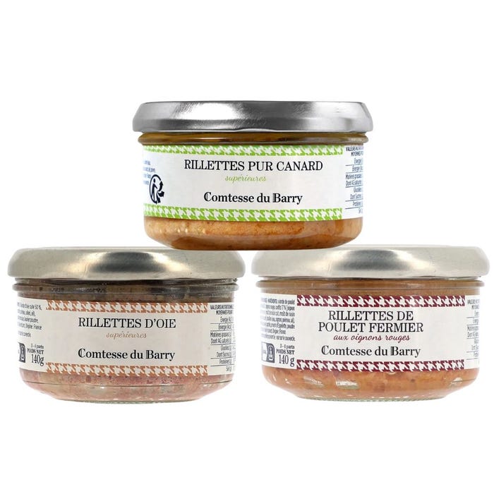 Batch of 3 Rillettes main product photo