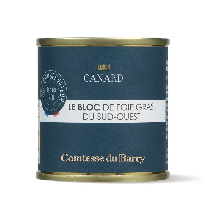Block of duck foie gras from South-West 100g main product photo
