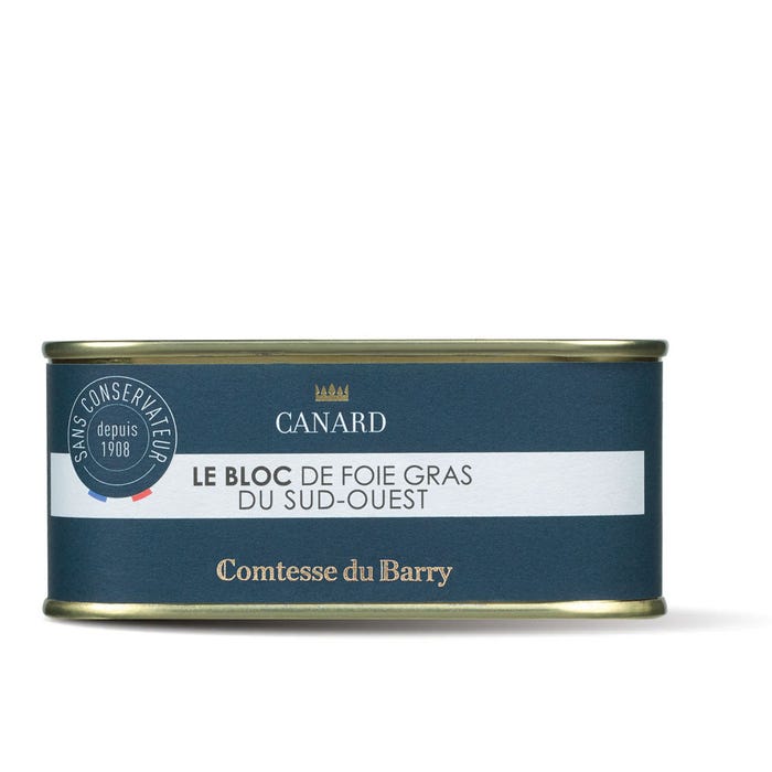 Block of duck foie gras from South-West 210g main product photo