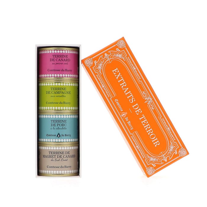Box of 4 terrines main product photo