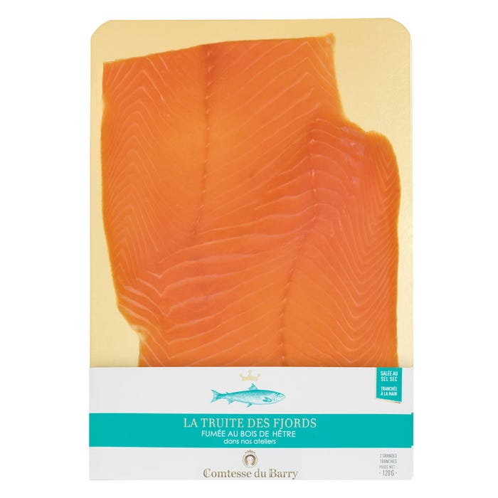 Smoked Fjord trout : 2 slices main product photo
