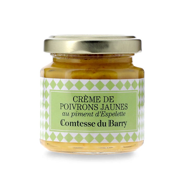 Cream of yellow pepper with Espelette chilli 100g main product photo