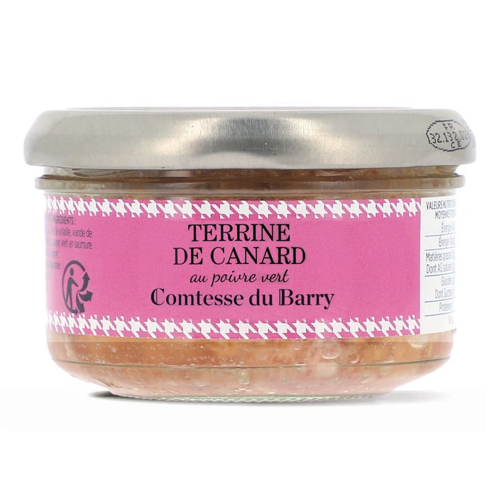 Duck terrine with green pepper 140g main product photo