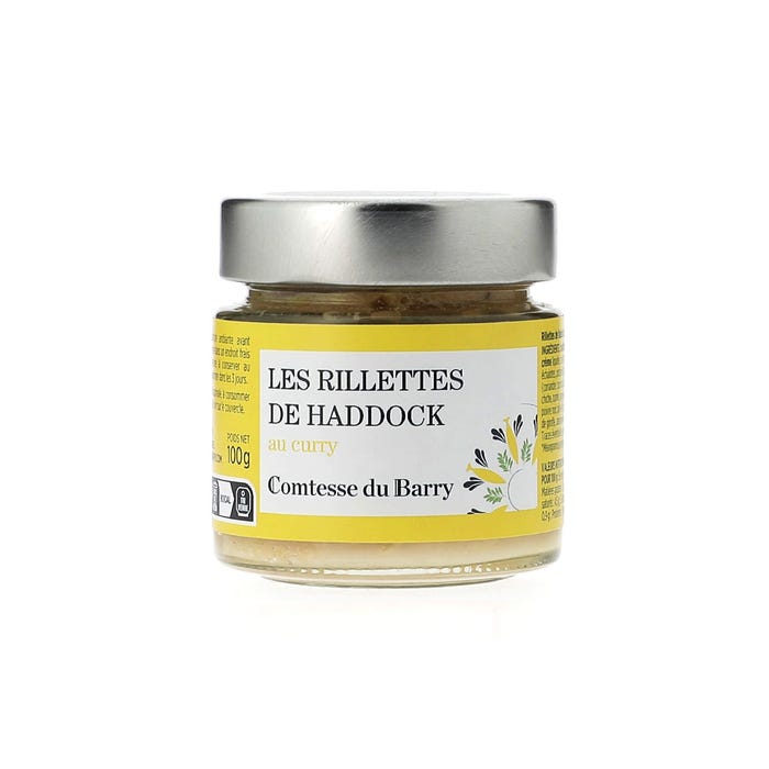 Rillettes of haddock with curry 100g main product photo