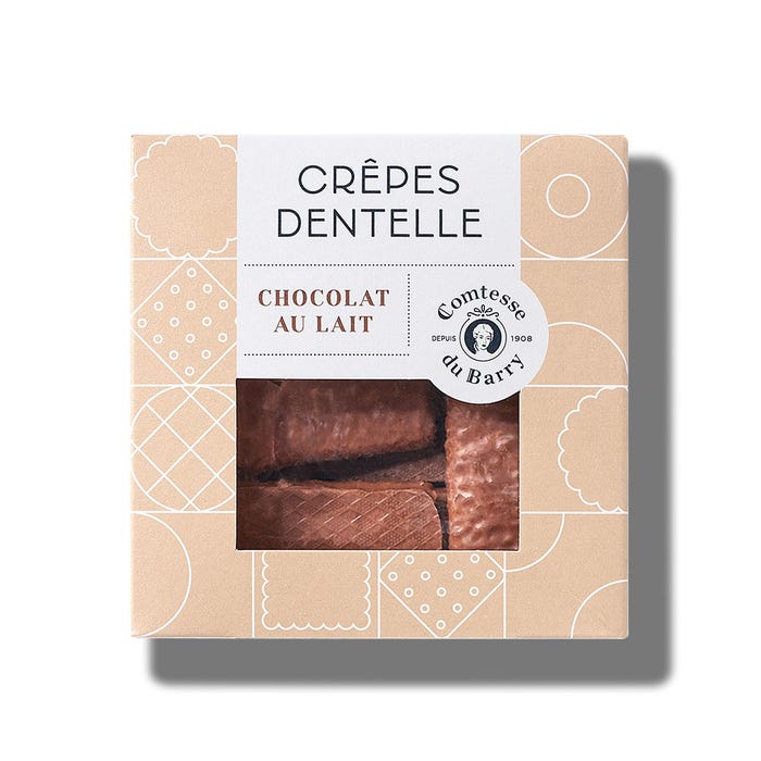 Milk chocolate lace crepes 80g main product photo