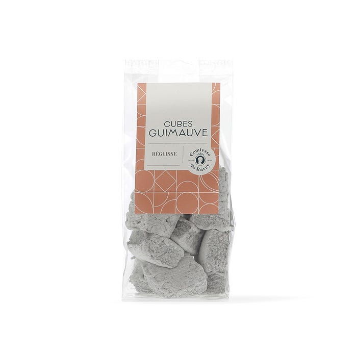Licorice marshmallow cube 80g main product photo