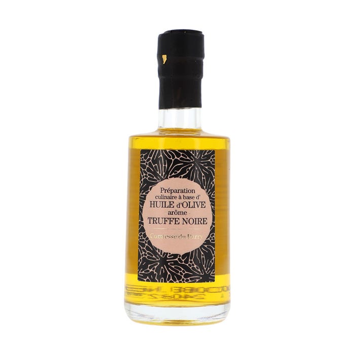 Olive oil based culinary preparation with black truffle aroma main product photo