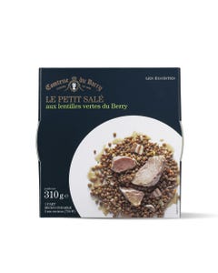 Petit salé with Berry green lentils