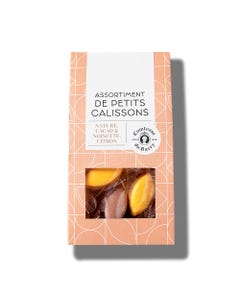 Assorted small calissons nature, cocoa hazelnut and lemon 70g