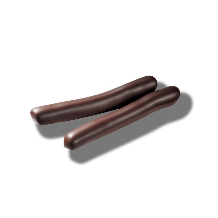 Dark chocolate candied orangettes 100g main product photo