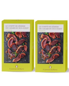 Set of 2 sliced South-Western duck gizzards